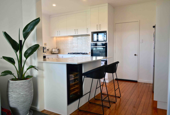 contemporary kitchen design white cabinets nz