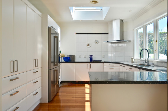 large white kitchen