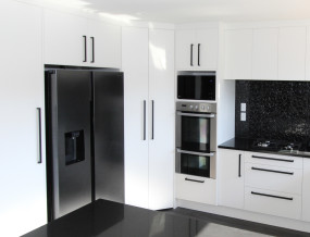 Kitchen renovation taken to the ceiling