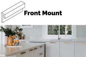 Front Mount Kitchen Door Pull